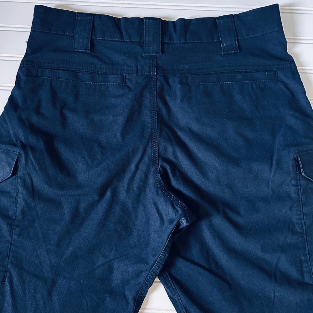 First Tactical V2 Tactical Pants Mens 32x32 Navy Blue Ripstop Cargo Workwear - Picture 13 of 14